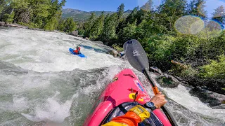 "Finally got out the Antix for Icicle!" | Middle Icicle 1400cfs