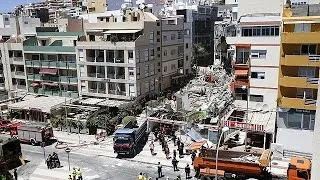 Apartment building collapse in Tenerife