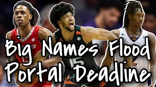 Big Names Flood the Basketball Transfer Portal!