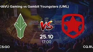 🔴[RU60FPS]  HAVU vs Gambit Youngsters | United Masters League | BO3