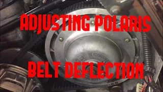 Adjusting the Belt Deflection on your Polaris Snowmobile