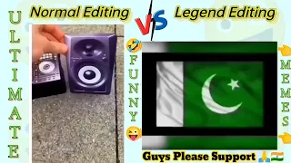 Normal Editing Vs Legend Editing ।।Legend Editing VS Ultra Legend Editing #ULTIMATEFUNNYMEMES #memes
