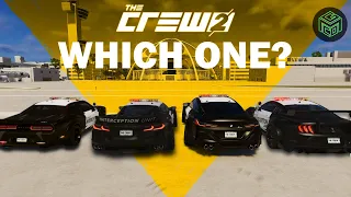 You're Using the WRONG Interception Vehicle | The Crew 2 Best Interception Cop Car (STREET RACE)