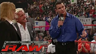 Evolution & Mick Foley Segment After Bad Blood ("Evolve" Theme Song Debut) RAW Jun 16,2003