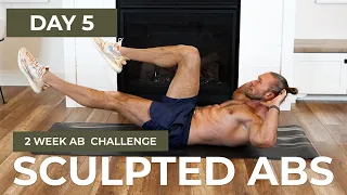 Day 5: 5 Min EFFECTIVE AB ROUTINE // Sculpted: 2 Week Ab Challenge