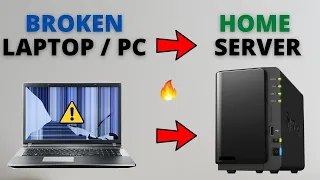 MAKE HOME SERVER FREE USING BROKEN LAPTOP OR OLD PC | टूटे पुराने लैपटॉप PC से घर पर बनाये सर्वर |