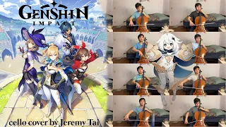 Genshin Impact Main Theme for 16 celli by Jeremy Tai