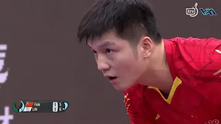 FAN Zhendong   LIN Yun Ju ITTF Men's World Cup Weihai 2020 Quarter Finals Sat 14 11 2020 12 00