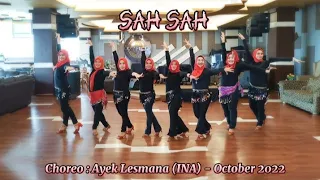 Sah Sah Line Dance || Choreo : Ayek Lesmana (INA) || Phrased Improver Level