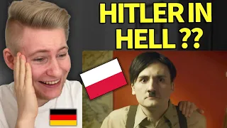 GERMAN reacts to H1TLER vs Sąd Ostateczny - G.F. Darwin (Polish Comedy)