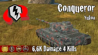 Conqueror  |  6,6K Damage 4 Kills  |  WoT Blitz Replays