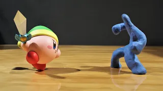 Kirby vs the clay-man | nendoroid kirby stop motion fight pt.1