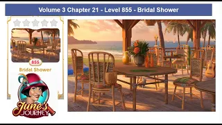 June's Journey - Volume 3 - Chapter 21 - Level 855 - Bridal Shower (Complete Gameplay, in order)