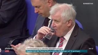 Debatte im Bundestag über "Familiennachzug zu subsidiär Schutzberechtigten" am 07.06.2018