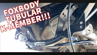 Install A Tubular K-Member On Your Foxbody Mustang!!! Maximum Motorsports K-Member Install