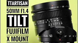 TTArtisan 50mm f1.4 Tilt Lens Fujifilm X Mount