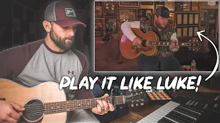 How To Play "Fast Car" Like Luke Combs!