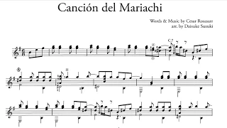 Canción del Mariachi (Cesar Rosas) - Guitarra (Audio + Partitura)