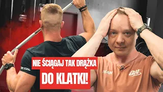 NAJGORSZE BŁĘDY W ŚCIĄGANIU DRĄŻKA DO KLATKI PIERSIOWEJ