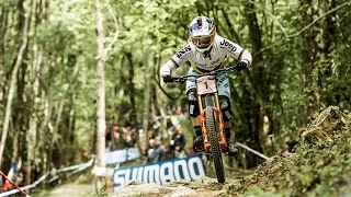 Rachel Atherton's Dominating Winning Run | UCI Mountain Bike World Cup 2017