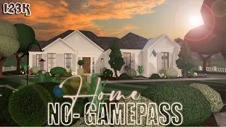 Sunset Family Home | No Gamepass | 123k | Roblox | Bloxburg | House Build