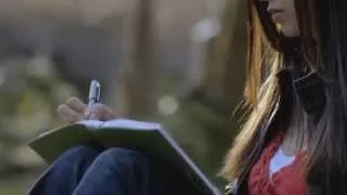 TVD | 1x01 | Elena writing in the cemetery. [HD]