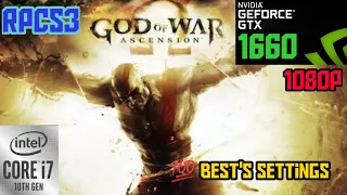 God of War Ascension : RPCS3 v0.0.13 PS3 Emulator | 1080P | Performance | GTX 1660 + i7 10700
