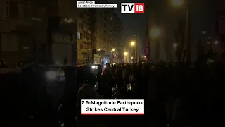 7.9-Magnitude Earthquake Strikes Central Turkey, Rescuers Search For Survivors | #Shorts