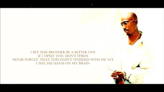 2Pac - Ghetto Gospel (Lyrics Video)