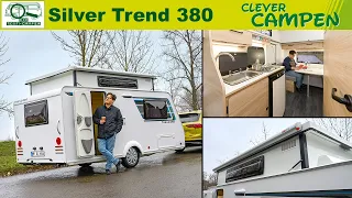 Silver Trend 380 - Passt in eine Garage, hat aber auch Schwächen - Clever Campen / Test / Review