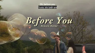 Vietsub | Before You - Benson Boone | Lyrics Video