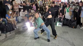 [Kpop Busking in Hongdae] [HyunA&DAWN] 'PING PONG' dance cover by Diana, Alina 2022년 6월 4일