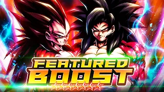 THE CRIMSON KINGS OF SAIYAN LINEAGE! THE TAG 4s ON FEATURED BOOST DESTROY! | Dragon Ball Legends