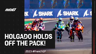 Frantic final lap in Moto3™ ⚡️ | 2023 #FrenchGP 🇫🇷