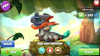 Hatched Red Jaw Dragon - Dragon Mania Legends