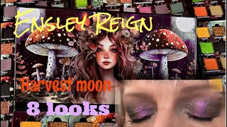 8 looks using Ensley Reign’s Harvest Moon palette