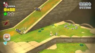 Super Mario 3D World (Wii U) - Spike's Lost City (Green Stars, Stamp)