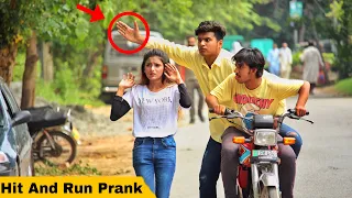 Hit And Run Prank On Girl With Twist😝| Prank In Pakistan|@D.JDanyalOffical