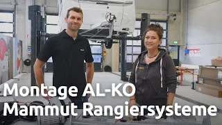 Montage des AL-KO Mammut Wohnwagen Rangiersystems - Blick hinter die Kulissen