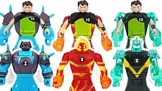 Ben 10 one touch Transforming Ben-to-Heatblast VS Batman #DuDuPopTOY