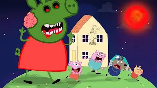Zombie Apocalypse, First Time Meeting ZOONOMALY ??? | Peppa Pig Funny Animation