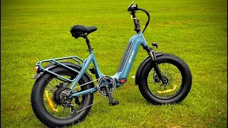 DYU FF500 Folding Step through Fat Tire E Bike Unboxing & Review