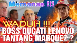 🔴 BERITA MOTOGP HARI INI 🔴 MANTAP❗ MARQUEZ DI TANTANG BOSS DUCATI❓