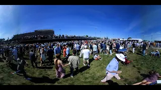 360 degree view: Walk through the party in the infield at the Kentucky Derby