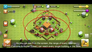 Town Hall 2 Base Defense (Perfect base for TH2) | Clash Of Clans