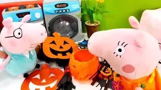Spielspaß mit Peppa Pig - Familie Wutz gibt eine Halloweenparty