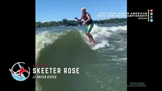 2020 CWSA North American Wake Surfing Championship - Juniors - Skeeter Rose