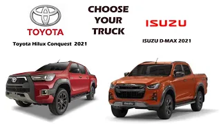 Toyota Hilux 2021 VS Isuzu D-Max 2021