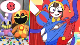 JAX x Gangle = Pomni react to The Amazing Digital Circus - Poppy Playtime 3 - Meme Animation 114