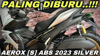 YAMAHA AEROX S 155 ABS 2023 SILVER BLACK